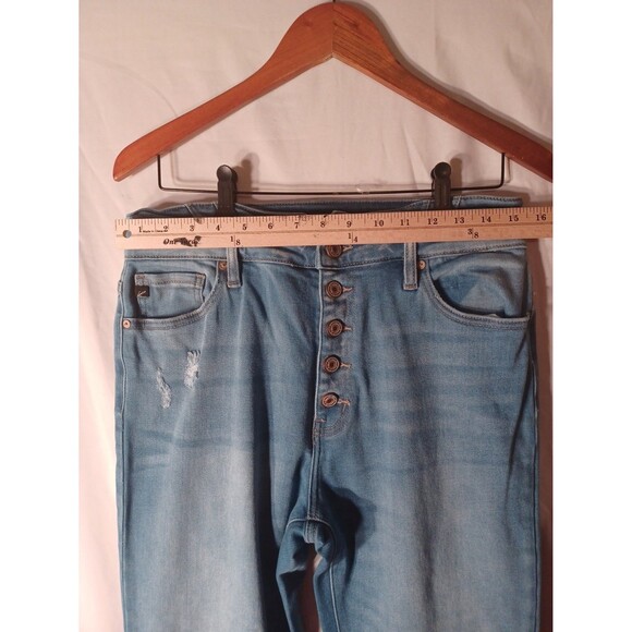 KANCAN ARLO HIGH RISE CURVY FLARE JEANS - Picture 5 of 9